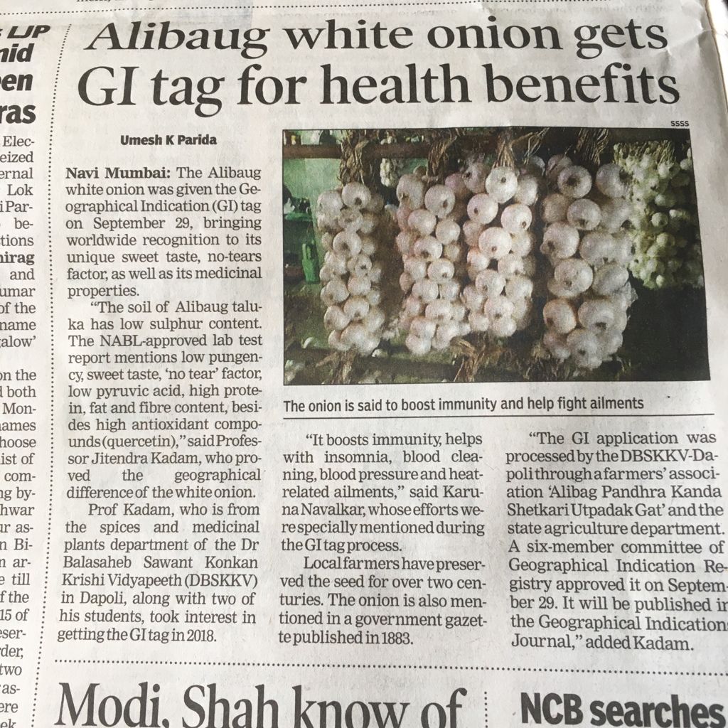 Alibag's white Onion